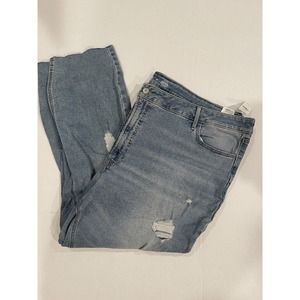 NWT Old Navy Women's Rockstar Super Skinny High Rise Denim Blue Jeans Sz 26 NEW